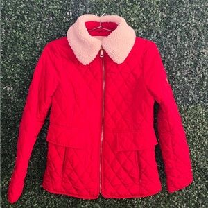 Michael Kors Red Quilted Jacket